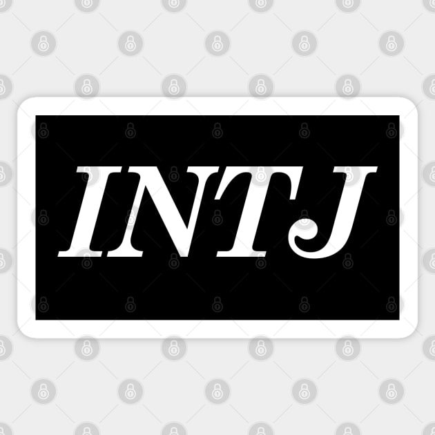 INTJ Sticker by anonopinion